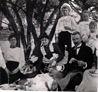 George and Louisa Bunn and family