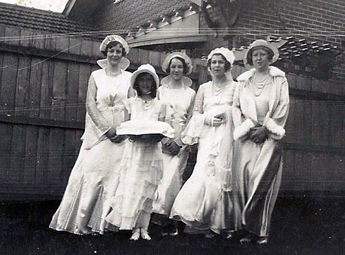 Clara Smiley wedding group