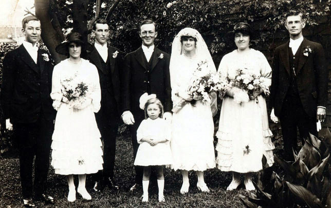 Wedding picture of Shep and Lillian Smiley