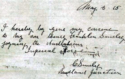Catherine Smiley letter